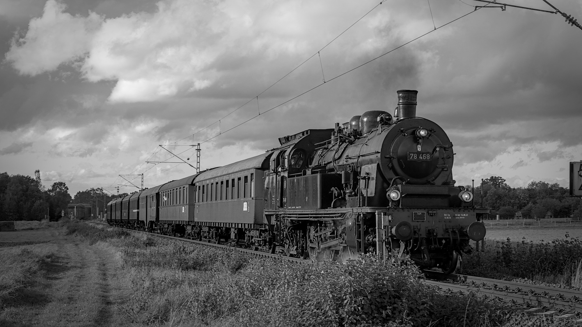 Lok 78 468 auf Sonderfahrt